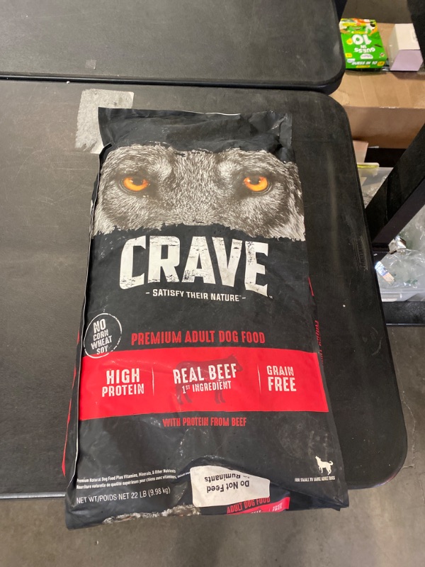 Photo 3 of Crave High Protein Beef Adult Grain-Free Dry Dog Food
