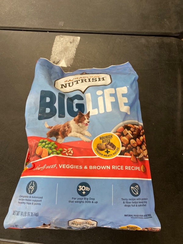 Photo 3 of Rachael Ray Nutrish Big Life Dry Dog Food Adult - Beef, Veggies, Brown Rice
