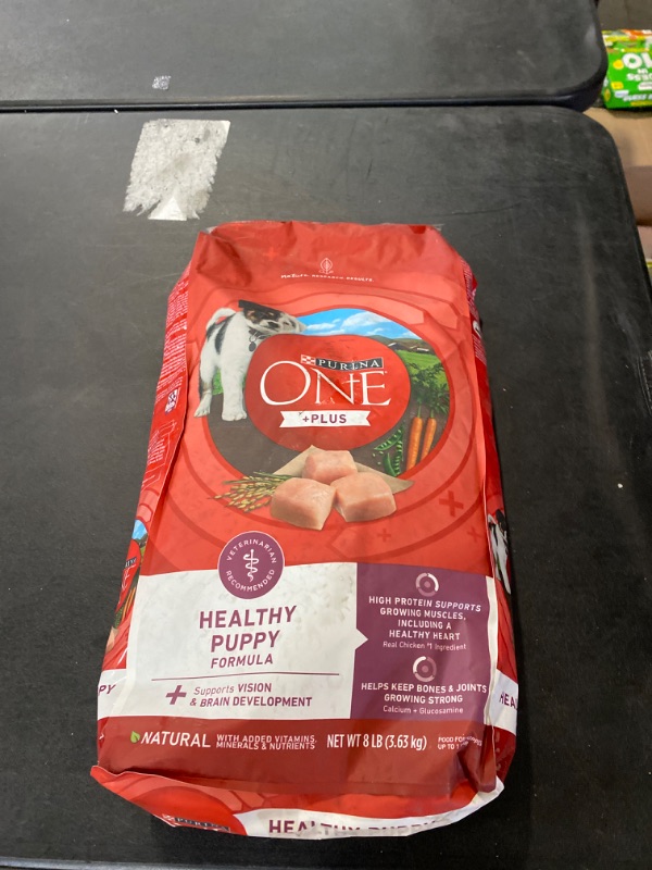 Photo 3 of Purina ONE Plus Healthy Puppy Formula High Protein Natural Dry Puppy Food with added vitamins, minerals and nutrients - 16.5 lb. Bag
