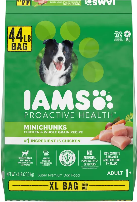Photo 1 of Iams Proactive Health MiniChunks Small Kibble Adult Chicken & Whole Grain Dry Dog Food

