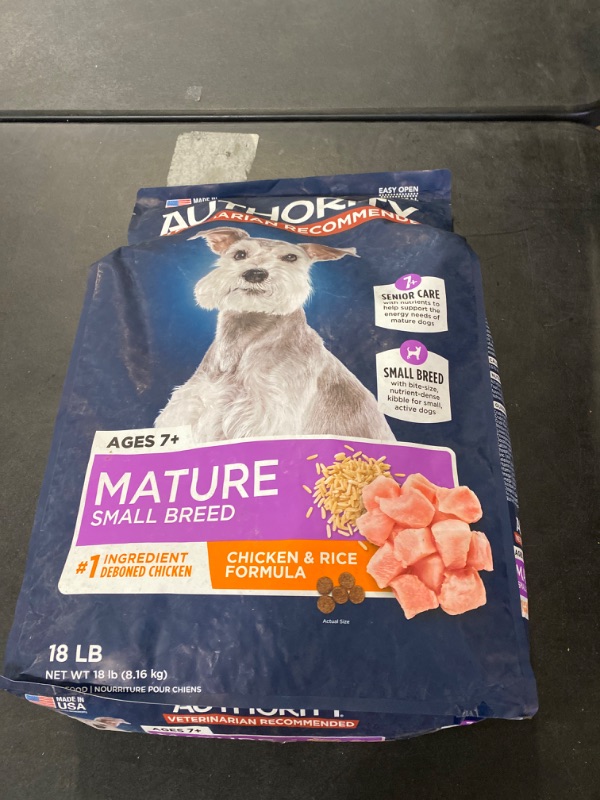 Photo 2 of Authority® Everyday Health Small Breed Senior Dry Dog Food - Chicken
