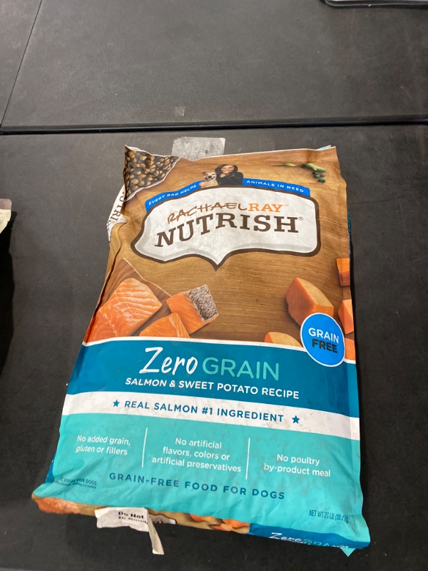 Photo 3 of Rachael Ray Nutrish Zero Grain Dry Dog Food, Salmon & Sweet Potato Recipe, 23 Pounds
