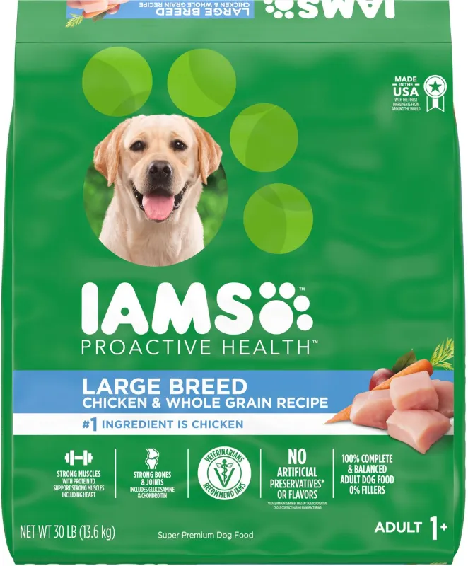 Photo 1 of Iams Proactive Health Large Breed with Real Chicken Adult Dry Dog Food
