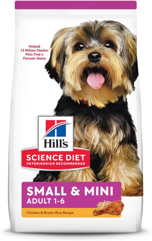 Photo 1 of Hill's Science Diet Adult Small & Toy Breed Dry Dog Food, Chicken Meal & Rice Recipe, 15.5 lb. Bag
