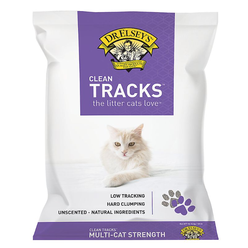 Photo 1 of Dr. Elsey's Precious Cat Clean Tracks Clumping Multi-Cat Clay Cat Litter - Unscented, Low Tracking
