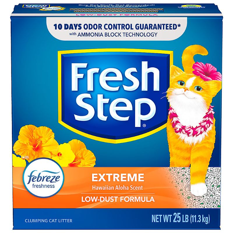 Photo 1 of Fresh Step® Extreme with Febreze™ Clay Cat Litter - Hawaiian Aloha Scented, Low Dust
