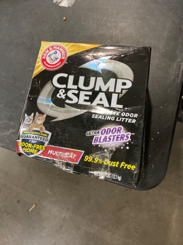 Photo 3 of Arm & Hammer™ Clump & Seal Clumping Multi-Cat Clay Cat Litter - Low Dust
