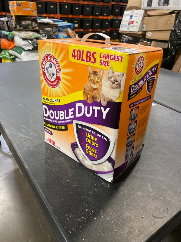 Photo 2 of Arm & Hammer™ Double Duty Clumping Clay Cat Litter - Scented, Low Dust, Low Tracking
