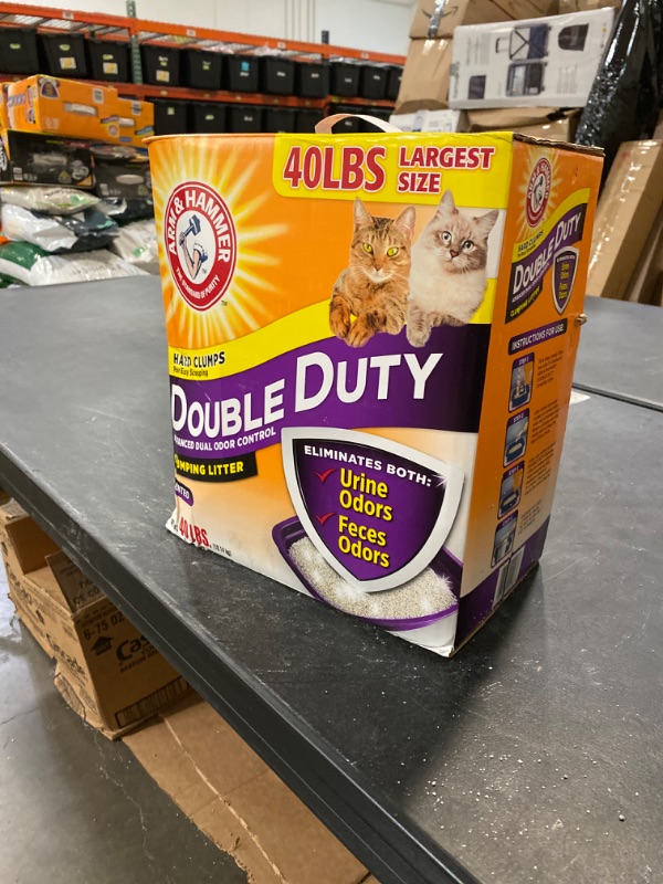 Photo 2 of Arm & Hammer™ Double Duty Clumping Clay Cat Litter - Scented, Low Dust, Low Tracking
