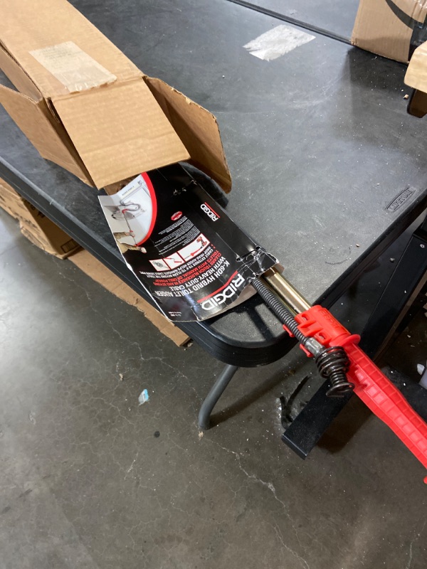 Photo 2 of RIDGID 59802 K-6DH Hybrid Toilet Snake Auger, Cable Extends to 6' with Integrated Drop Head, Manual or Cordless Drill Operated
