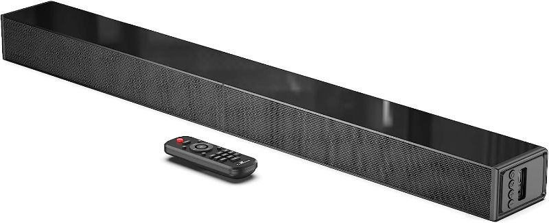 Photo 1 of LARKSOUND Sound Bar for TV, Surround Sound System, TV Speaker Soundbar with Bluetooth/HDMI ARC/Optical/AUX/USB, 31 Inch
