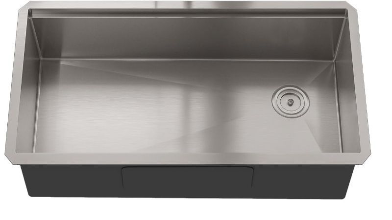 Photo 1 of Sinber 32" x 19" x 10" Undermount Single Bowl Workstation Kitchen Sink with 16 Gauge 304 Stainless Steel Satin Finish 6 Accessories KSS0001S-OK
