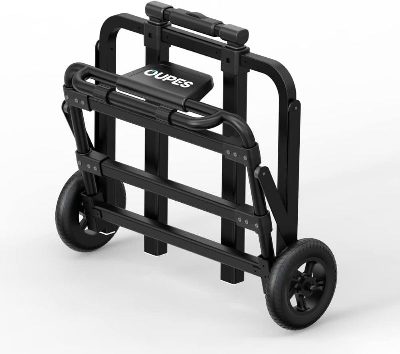 Photo 1 of OUPES Hand Truck Sturdy Roll Cart for 2400w Power Station, to Make Easy Moving, Easier Telescopic Handle and Go Anywhere Wheels, Also Use with1800w/1200w Power Stations
