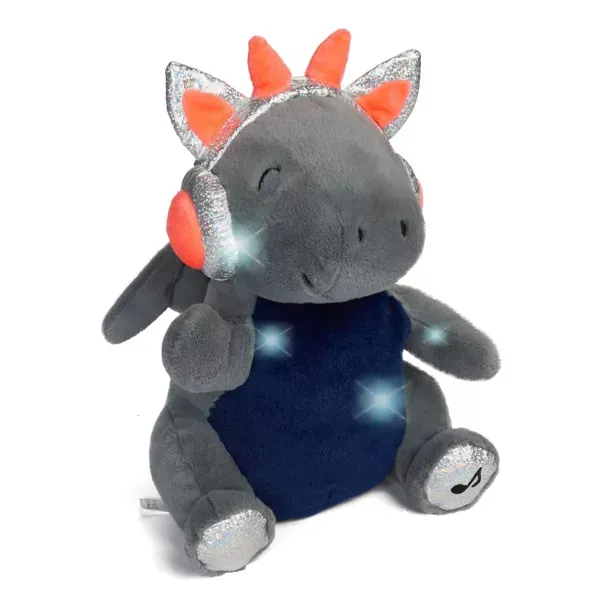 Photo 1 of FAO Schwarz Glow Brights Plush with Lights and Sounds 13" DJ Dragon
