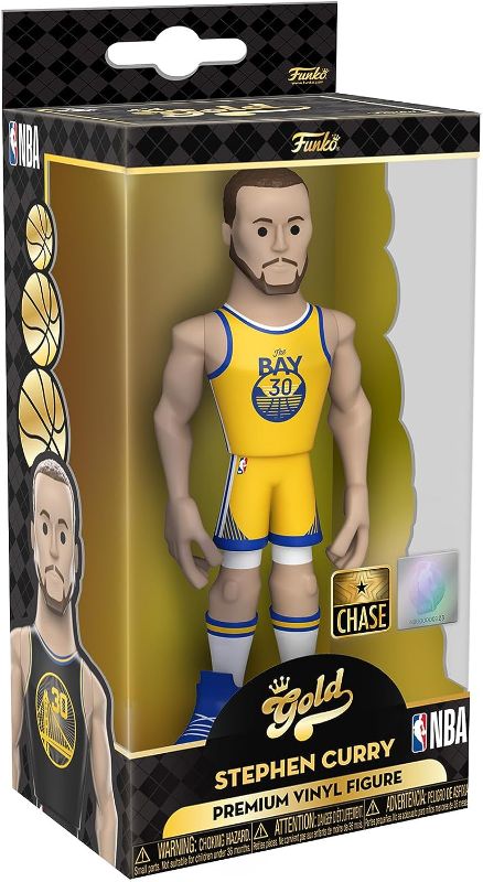 Photo 1 of Funko Pop! Gold NBA: Warriors - Steph Curry (City) 5" with Chase (Styles May Vary)
