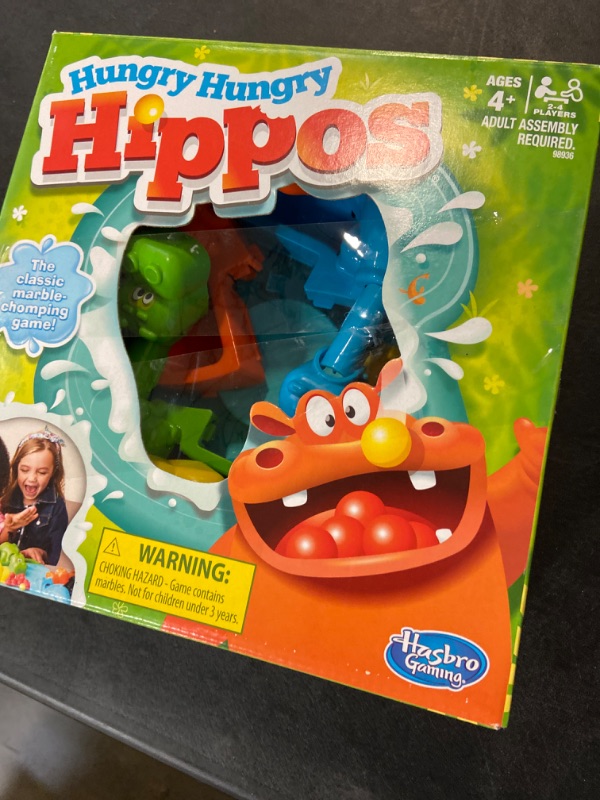 Photo 2 of Hasbro Elefun and Friends Hungry Hungry Hippos Game
