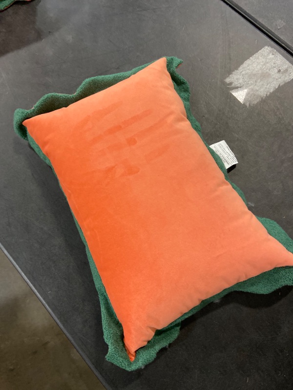 Photo 1 of Oblong Jungalow Fringe Pom Decorative Throw Pillow Orange Coral - Opalhouse™ designed with Jungalow™
