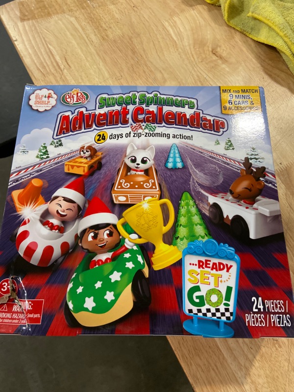 Photo 3 of The Elf on the Shelf Sweet Spinners Advent Calendar for Kids - Includes 24 Playable Mini Figures - New Toy for Every Day of Christmas - For Ages 3 Years and Above
