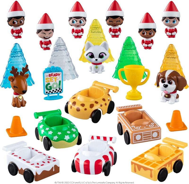 Photo 2 of The Elf on the Shelf Sweet Spinners Advent Calendar for Kids - Includes 24 Playable Mini Figures - New Toy for Every Day of Christmas - For Ages 3 Years and Above
