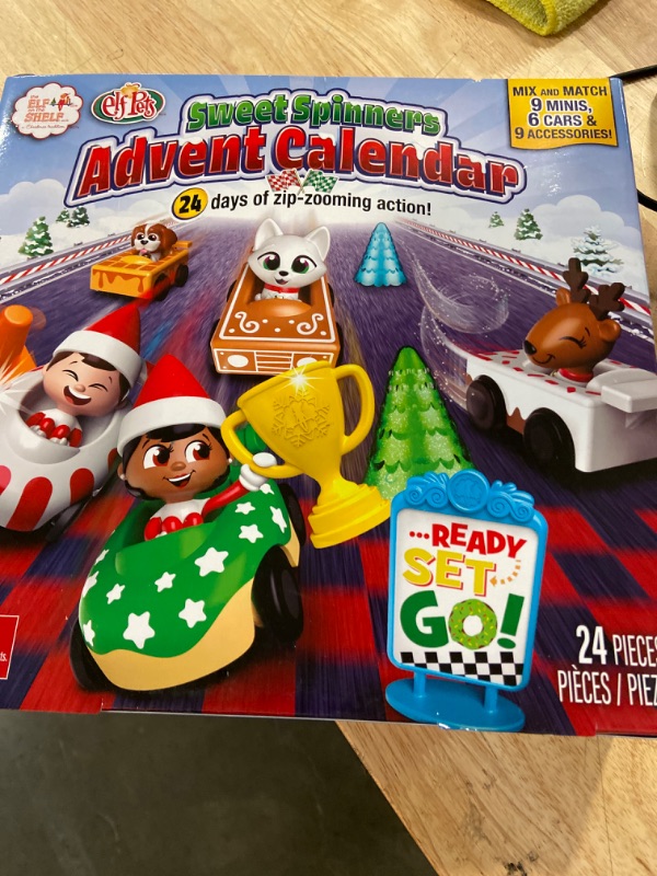 Photo 3 of The Elf on the Shelf Sweet Spinners Advent Calendar for Kids - Includes 24 Playable Mini Figures - New Toy for Every Day of Christmas - For Ages 3 Years and Above
