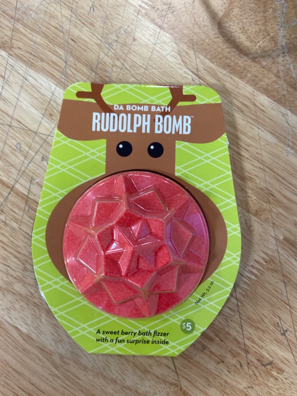 Photo 1 of Da Bomb Bath Fizzers Rudolph Bath Bomb - 3.5oz
