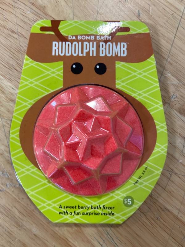 Photo 1 of Da Bomb Bath Fizzers Rudolph Bath Bomb - 3.5oz
