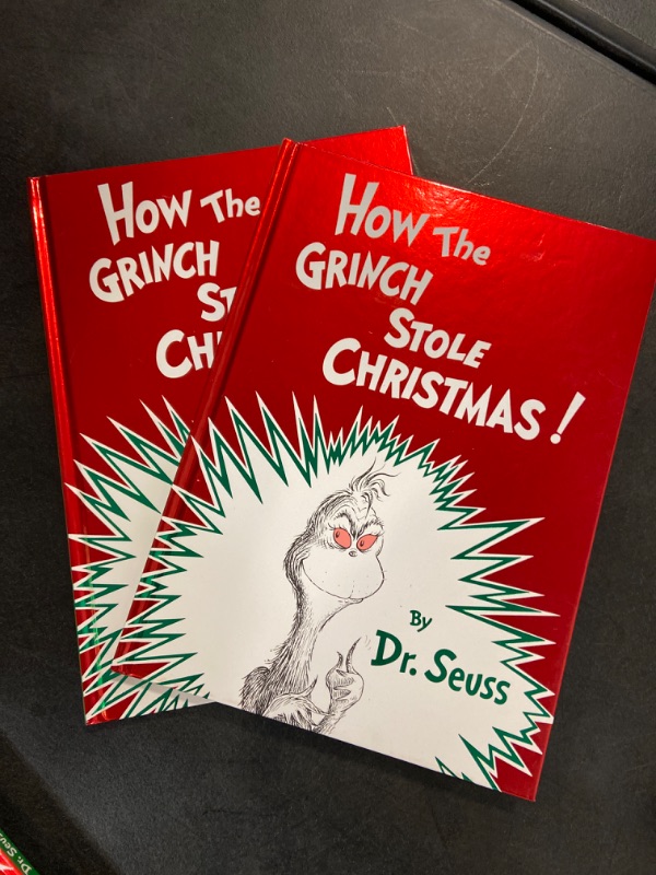 Photo 1 of How the Grinch Stole Christmas Hardcover – Picture Book, October 12, 1957( 2 Books)
