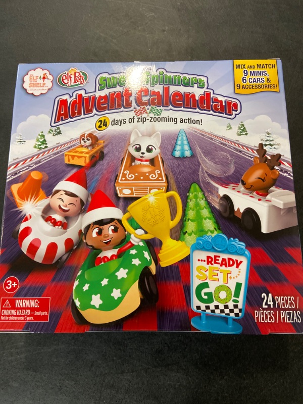 Photo 3 of The Elf on the Shelf Sweet Spinners Advent Calendar for Kids - Includes 24 Playable Mini Figures - New Toy for Every Day of Christmas - For Ages 3 Years and Above
