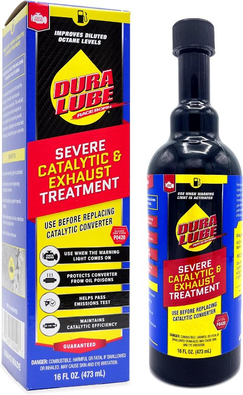 Photo 1 of Dura Lube Severe Catalytic and Exhaust Treatment Cleaner Fuel Additive, 16 fl. oz., (PN: HL-402409 PDQ3)
