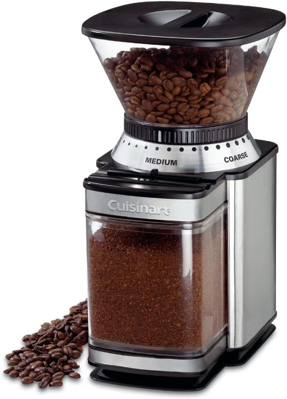 Photo 1 of CUISINART Coffee Grinder, Electric Burr One-Touch Automatic Grinder with18-Position Grind Selector, Stainless Steel, DBM-8P1
