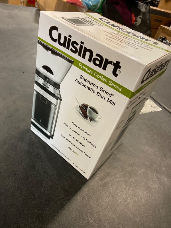 Photo 2 of CUISINART Coffee Grinder, Electric Burr One-Touch Automatic Grinder with18-Position Grind Selector, Stainless Steel, DBM-8P1

