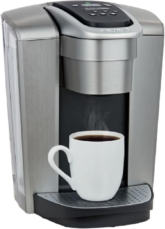 Photo 1 of Keurig K-Elite Single-Serve K-Cup Pod Coffee Maker, Brushed Silver
