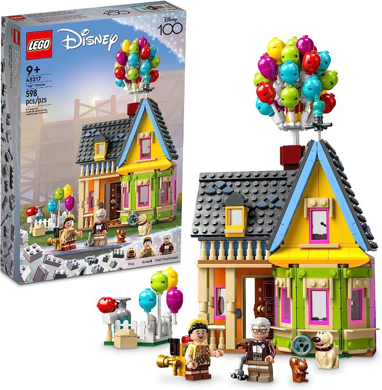 Photo 1 of LEGO Disney and Pixar ‘Up’ House Disney 100 Celebration Classic Building Toy Set for Kids and Movie Fans Ages 9 and Up, A Fun Gift for Disney Fans and Anyone Who Loves Creative Play, 43217
