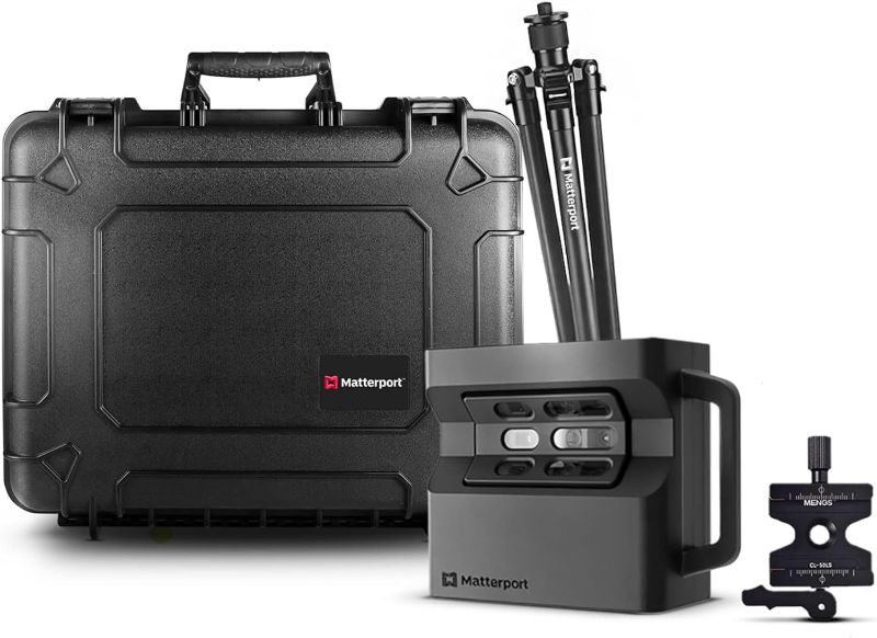 Photo 1 of Matterport Pro2 Camera Travel Case Bundle - High Precision Scanner 360 Virtual Tours, 4K Photography, 3D Mapping, & Digital Surveys - Includes Pro2 Camera, Tripod, Clamp, and 20” Small Hard Case
