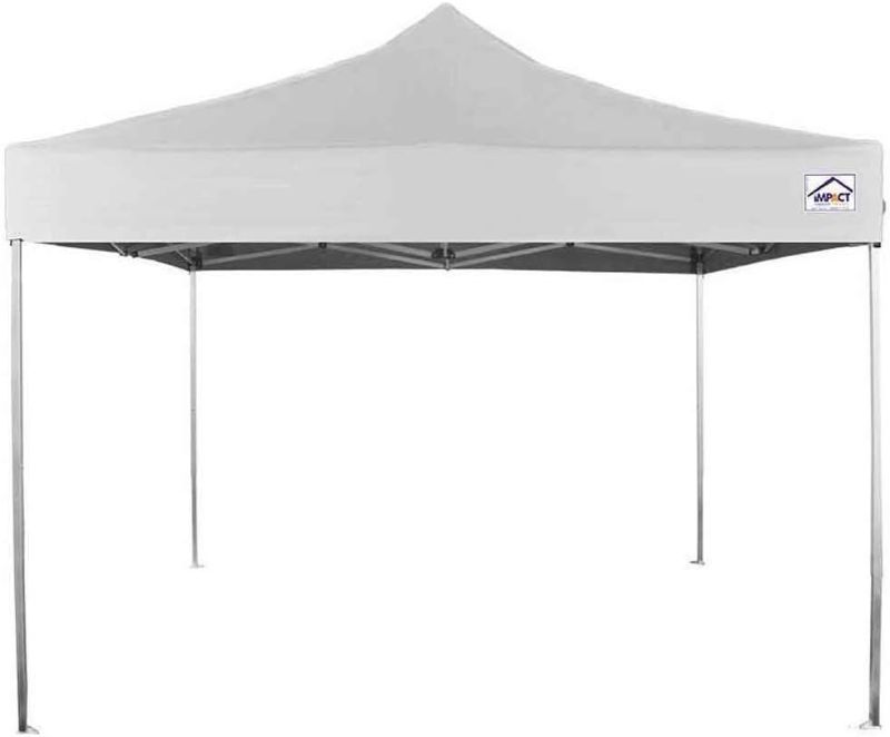 Photo 1 of Impact Canopy 10' x 10' Ultra Light Canopy Tent, UV Coated, Pop Up Canopy, White
