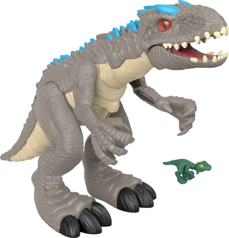 Photo 1 of Imaginext Jurassic World Indominus Rex Dinosaur Toy with Thrashing Action for Preschool Child
