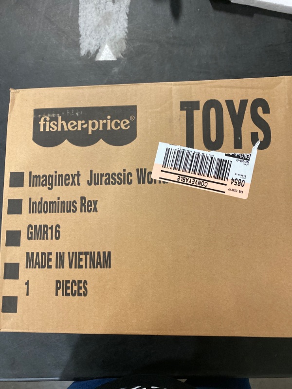Photo 1 of Imaginext Jurassic World Indominus Rex Dinosaur Toy with Thrashing Action for Preschool Child
