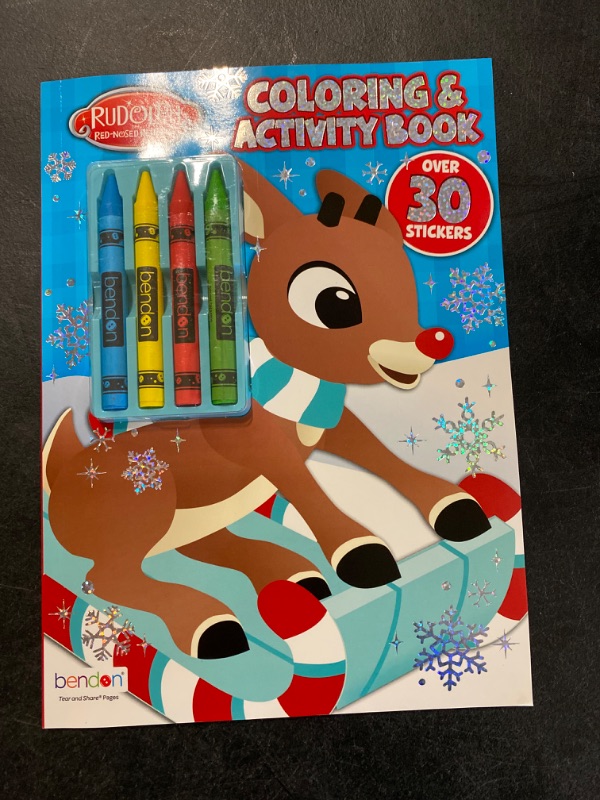 Photo 1 of Rudolph Coloring And Activity Book