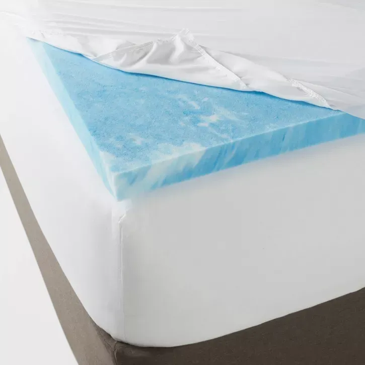 Photo 1 of 2" Cool Touch Memory Foam Mattress Topper - Threshold