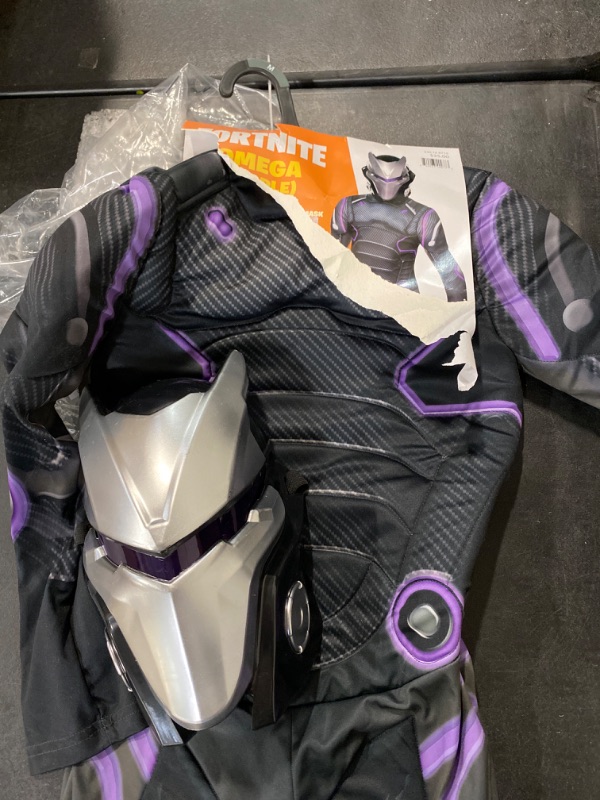 Photo 2 of Kids' Fortnite Light Up Omega Halloween Costume Jumpsuit with Mask