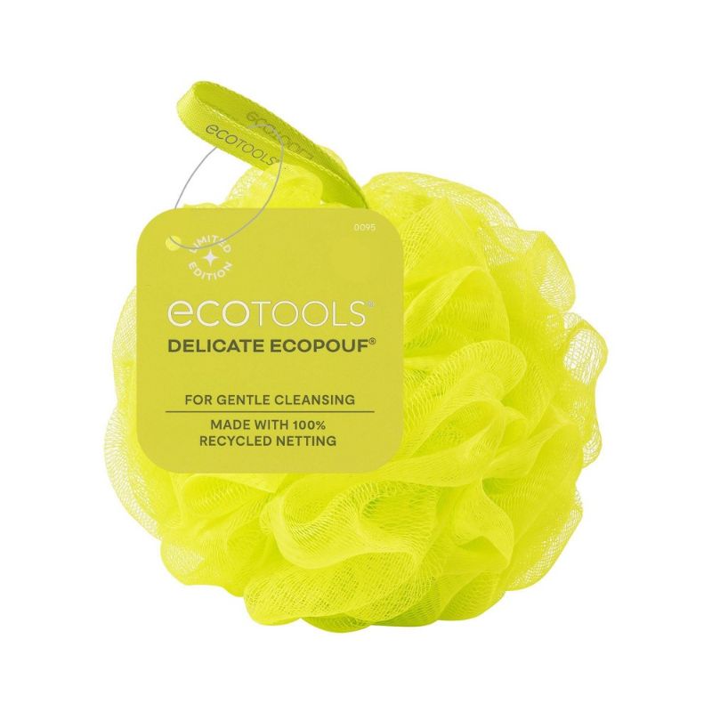 Photo 1 of 6 EcoTools Delicate Ecopouf Loofah - Chartreuse
