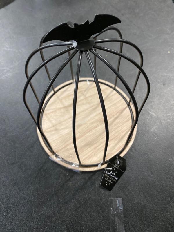 Photo 1 of 3 Individual Bat Bird Cages Decorative Cloche 