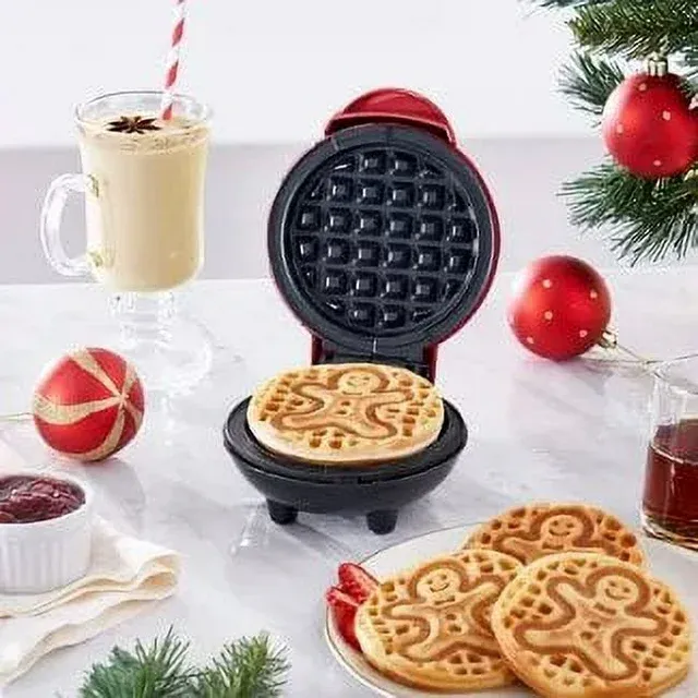 Photo 1 of Dash Mini Gingerbread Man Waffle Maker 