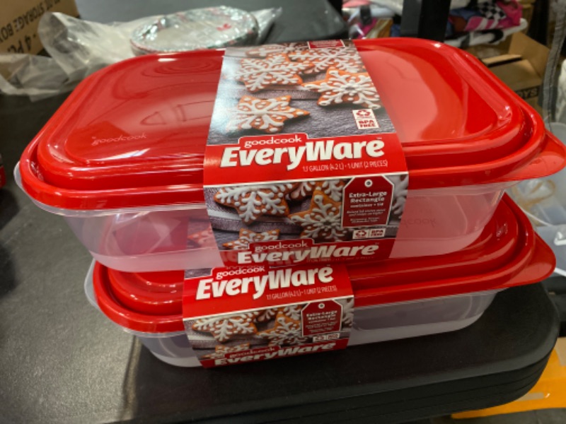 Photo 1 of 2pk Xtra Large Easy Find Lid Rectangle 