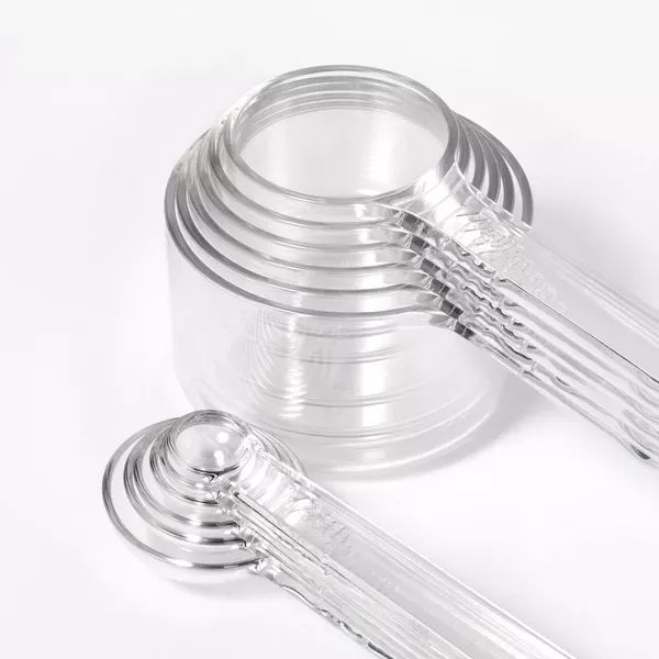 Photo 2 of 12pc Tritan Plastic Measuring Cups and Spoons Set Clear - Figmint™
