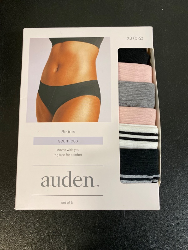 Photo 2 of XS Women's Seamless Bikini 6pk - Auden™ Assorted
