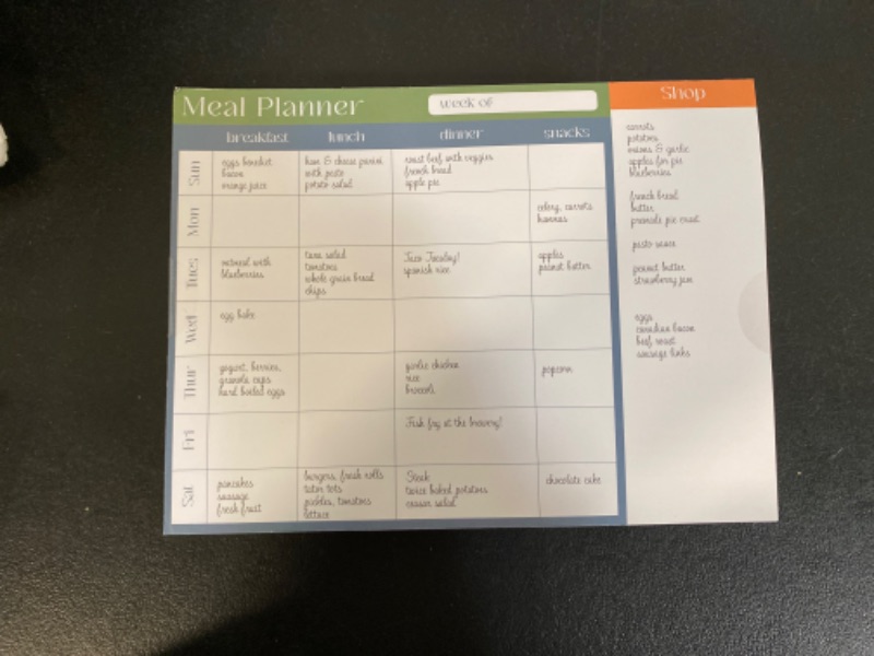 Photo 1 of 10pk Meal Planners 