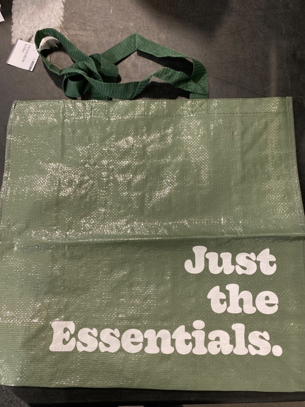 Photo 1 of 10pk Dark Green Reusable Shopping Bag 