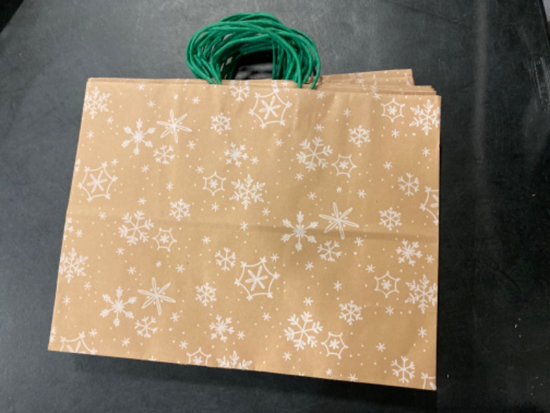 Photo 1 of 14 Large Snowflake Gift bags