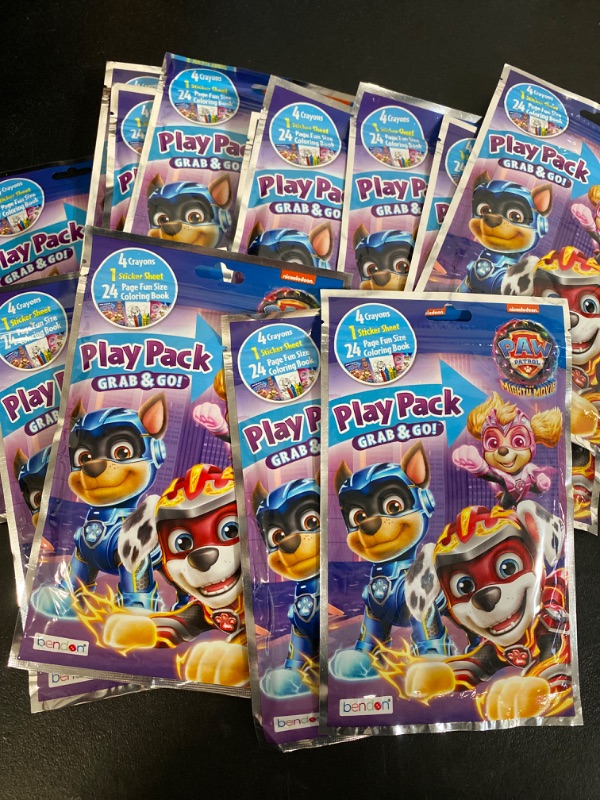 Photo 1 of 14pk Paw Patrol Play Pack Crayons Included